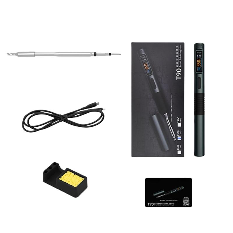 Fast Heating Soldering Iron Melts Solder In 2-5Seconds with PID Stability Aluminum Body Welding Tool for Efficient Work