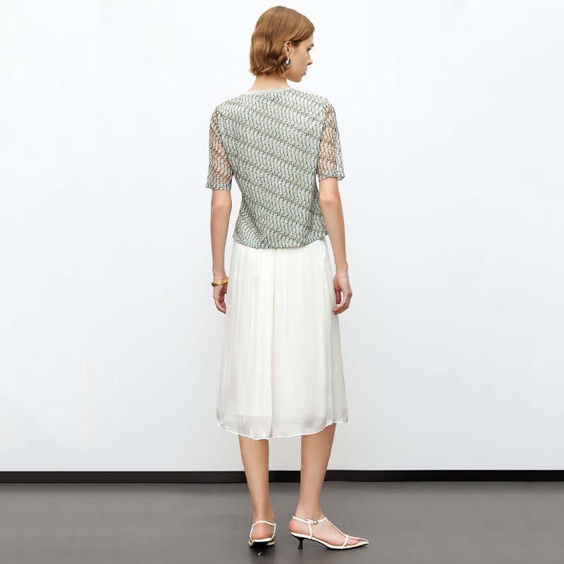 JESSIE Western Style Lace Printed Top
