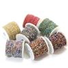 1 Meter Stainless Steel Beaded Triangle Glass Crystal Chains for DIY Jewelry Findings Necklace Bracelet Supplies Earrings Making