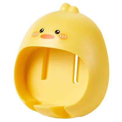 Cute Toothbrush Holder Multipurpose Punch Free Cartoon Animal Wall Mounted Toothbrush Stand for
