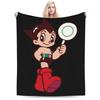 Mighty Atom Astroboy Astro Boy Blankets Flannel Autumn/Winter Anime Multi-function Throw Blankets for Bedding Couch Bedspread