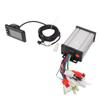 Zestaw kontrolera bezszczotkowego do roweru elektrycznego Stop Aluminium ABS 36V 48V 350W Cichy Zestaw Kontrolera z Wyświetlaczem LCD