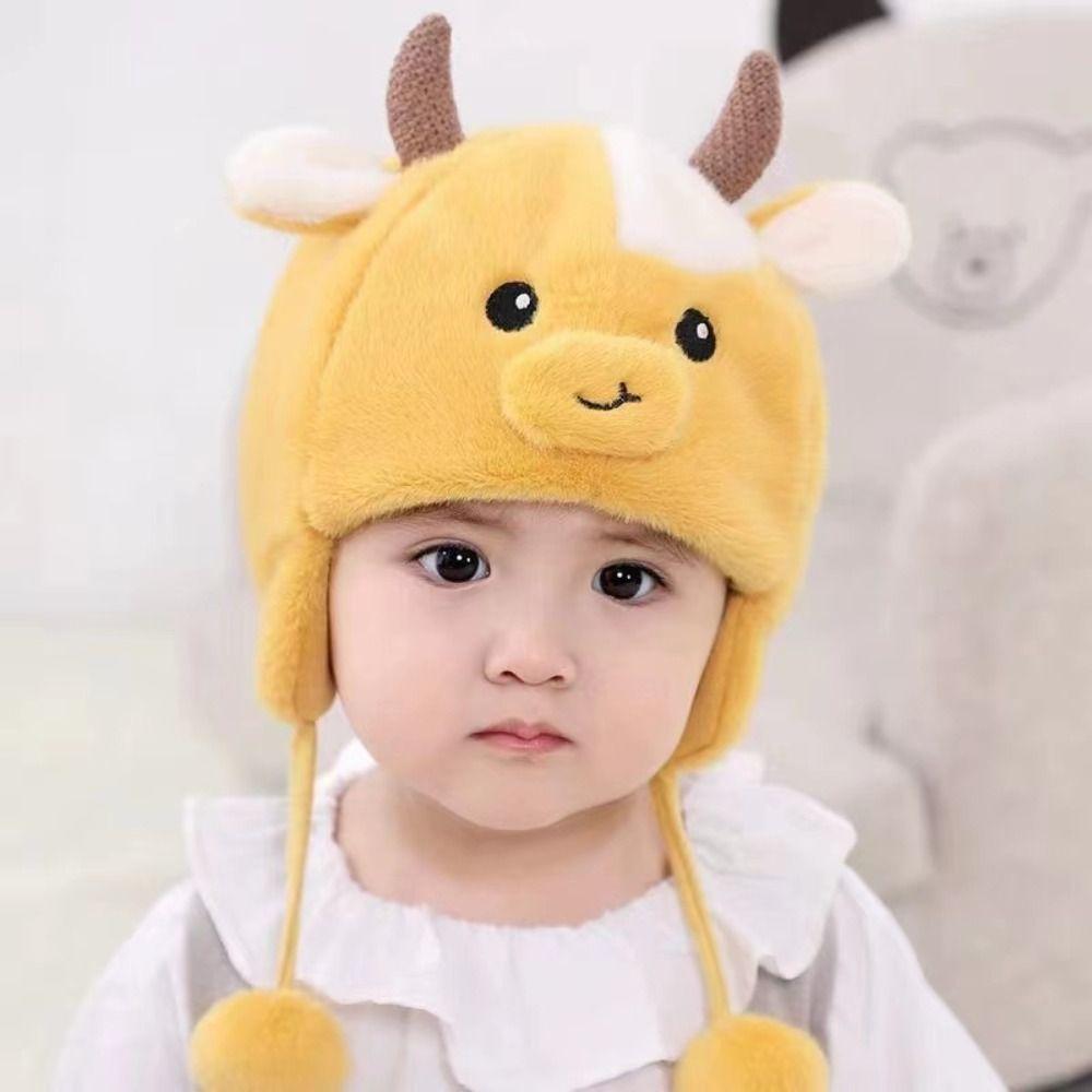 For 2-8 Months Baby Winter Baby Hat Ear Protection Toddler Bonnets Infant Beanie Cap  Autumn/Winter