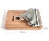 Seeds Kalimba 41 Keys Lightweight Thumb Piano Beginner Set Tiers with Semitones (3 Okoume)