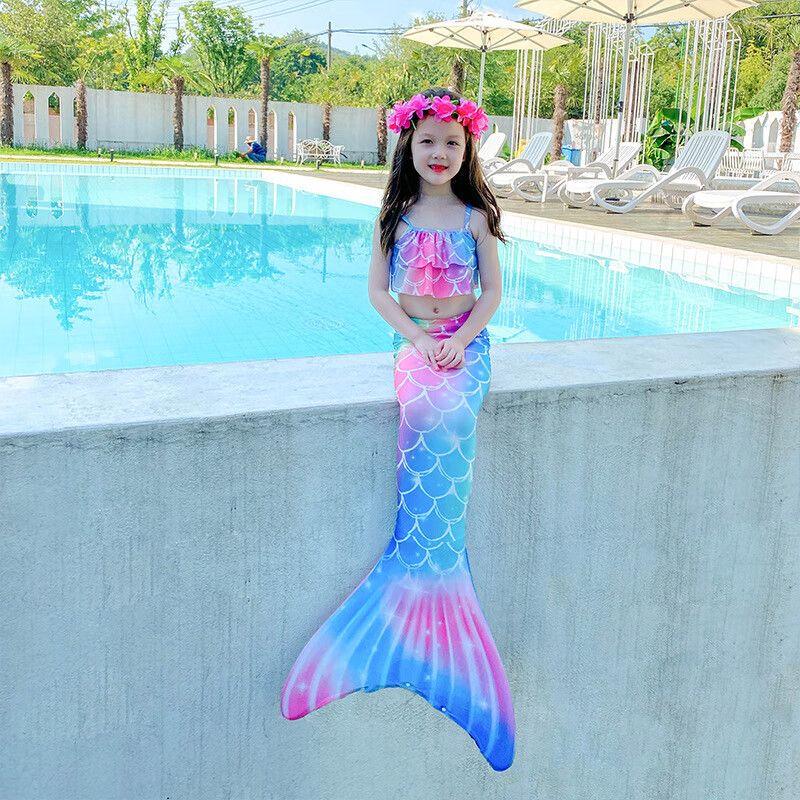 

Дитячий купальний костюм-хвіст русалки 130