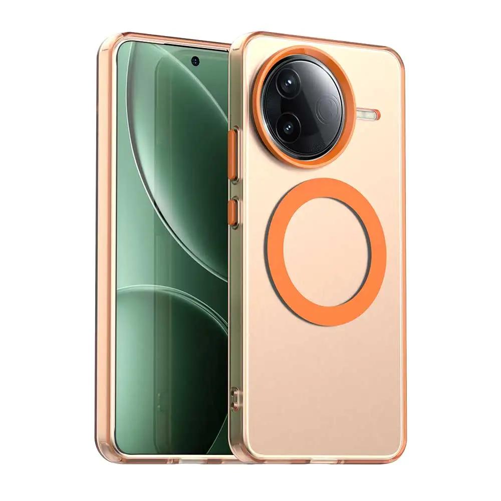 Case For POCO F7 Ultra for Magsafe Magnetic Wireless Charging Translucent Cover for POCO F7 Pro F7ultra Candy Bumper Matte Shockproof Magsafing Case