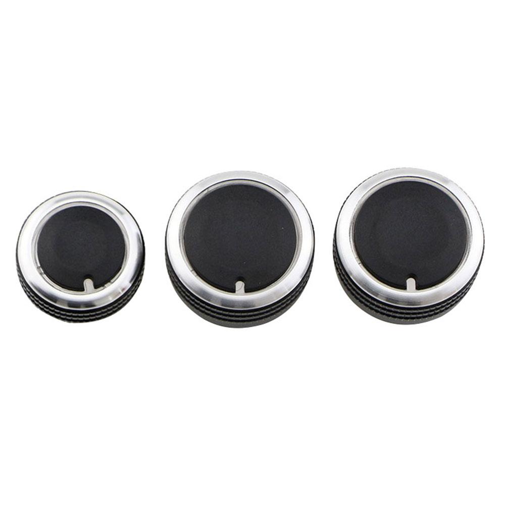 3Pcs Car AC Knob for Volkswagen VW Golf 5 MK5 Jetta Tiguan Touran Passta B6 B7 3C for Skoda Octavia A5 Air Conditioning Knobs