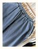 Xiao Wang's Spring Elastic Drawstring High Waist Loose Plus Size Retro Harem Jeans