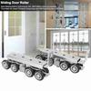 1 Pair 8 Wheels Sliding Door Rollers Hardware Hanging Wheels Silent Rail Wheel