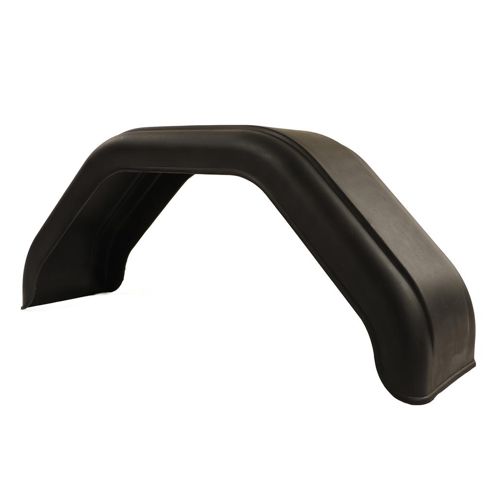 Trailer Fenders Injection Molded Shockproof Scratch Resistant for Single Axle Trailers 14in 15in Diameter Wheels