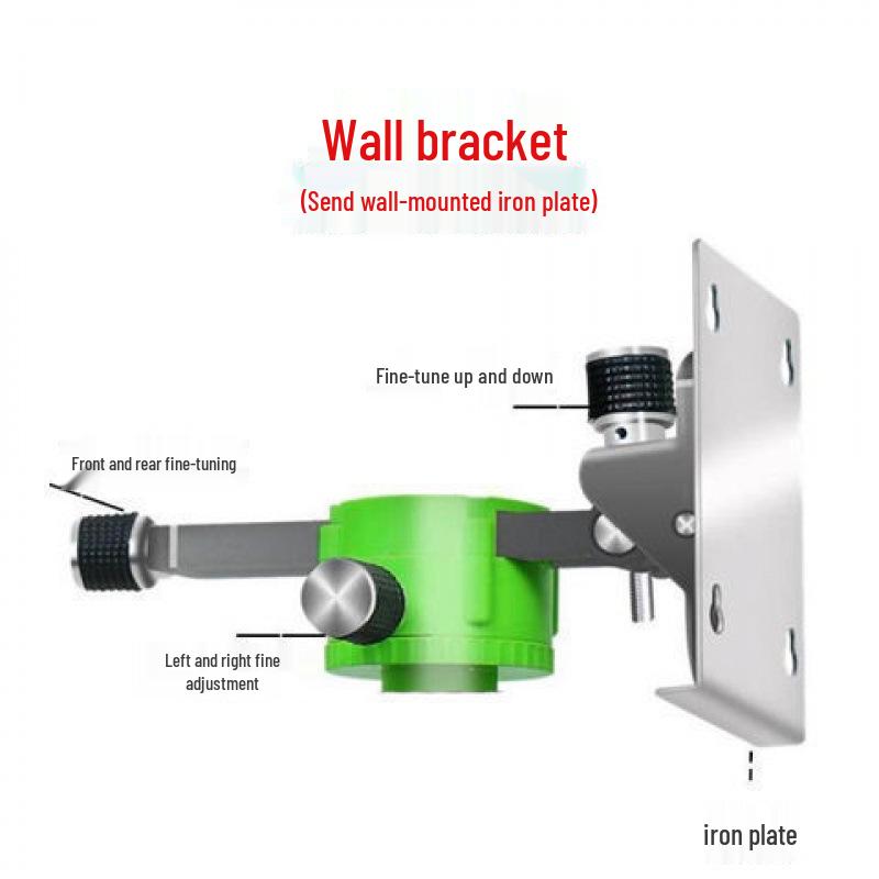 360° Rotating Infrared Wall Mount Level Bracket with Universal Spirit Level
