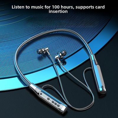 Bluetooth Headset Hängenden Hals Extra Lange Standby Semi-in-ear Drahtlose Sport Karte