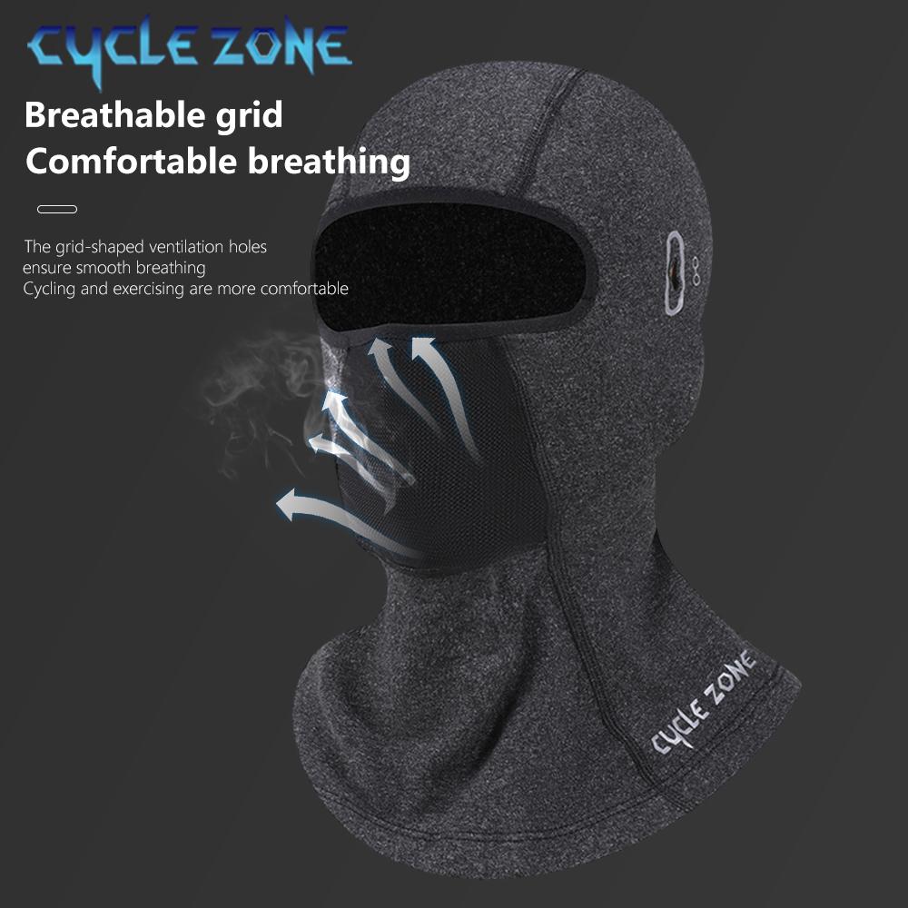 Winter Thermal Full Face Mask Windproof Fleece Balaclava Cap Warm Dustproof Motorcycle Riding Ski Cycling Face Cover