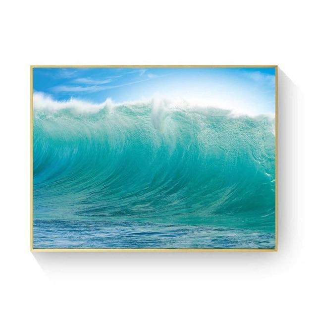 Satın alın Nordic Sea Waves Zebra Bridge Posters and Prints Wall art ...