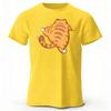 New Creative Vanished Orange Cat Cotton Short Sleeved Summer MensWomens Comfortable Loose Large Running Fitness Tshirt Top