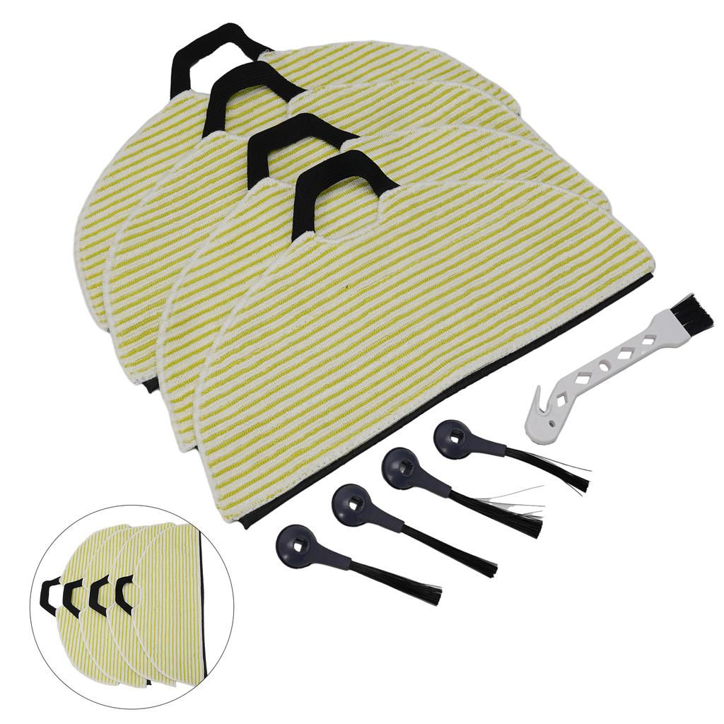 Microfiber Pad Rags With Side Brush For Shark AV2610WA RV2610WA RV2620WD RV240  Vacuum Cleaner Replacement For Floor Cleaning