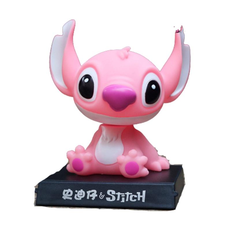 Lilo Stitch Shaking Head Doll Car Ornament Toy Pvc Action Figure Decoration Gift