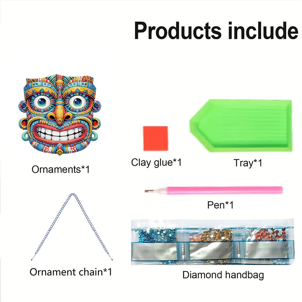 Acrylic Special Shaped Exquisite Pattern 5D DIY Diamond Art Hanging Decorations Diamond Painting Hanging Decorations Home Decor