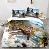 Home Textile Tomb Raider Games Pattern 3d Duvet Cover Sets Pillowcase Kids Bed Linen Queen King Comforter Cartoon Bedding S