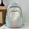Children's Schoolbags Elementary School Students  Girls' High Looking Color Blocking Backpacks
