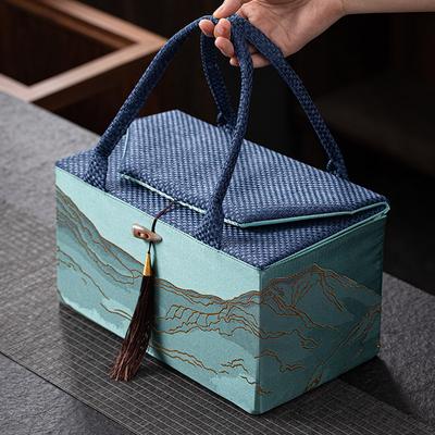 1pc Hand Embroidered Cloth Bag Tea Packaging Wedding Companion Gift Dried Fruit Jewelry Storage Boxes Universal Gift Empty Box