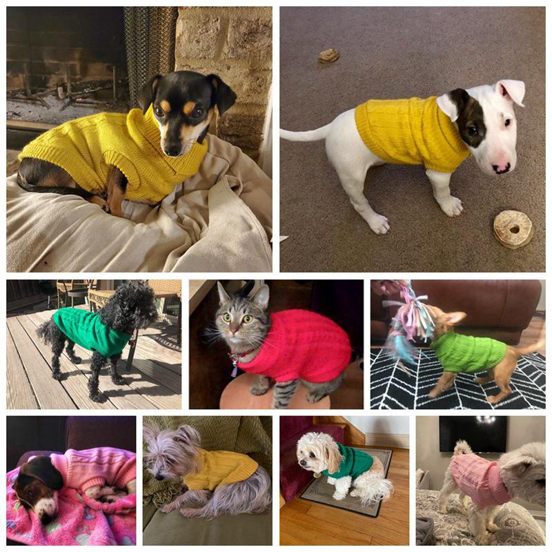 Autumn Winter Pet Clothes: Christmas Outfits for Dogs & Cats