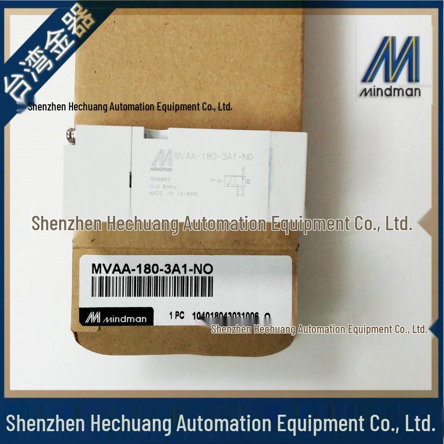 Brand New Genuine MINDMAN MVAA-180-3A1-NO Pneumatic Valve from Taiwan