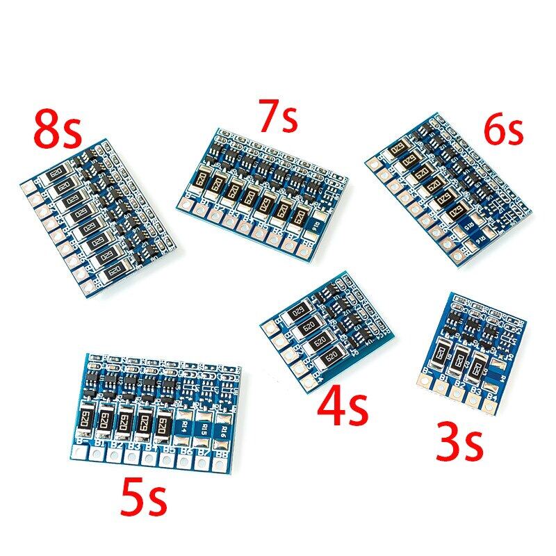 3S 4S 5S 6S 7S 8S 21V 4.2v li-ion balancer board 18650 li-ion balncing full charge battery Balance Function Protection Board