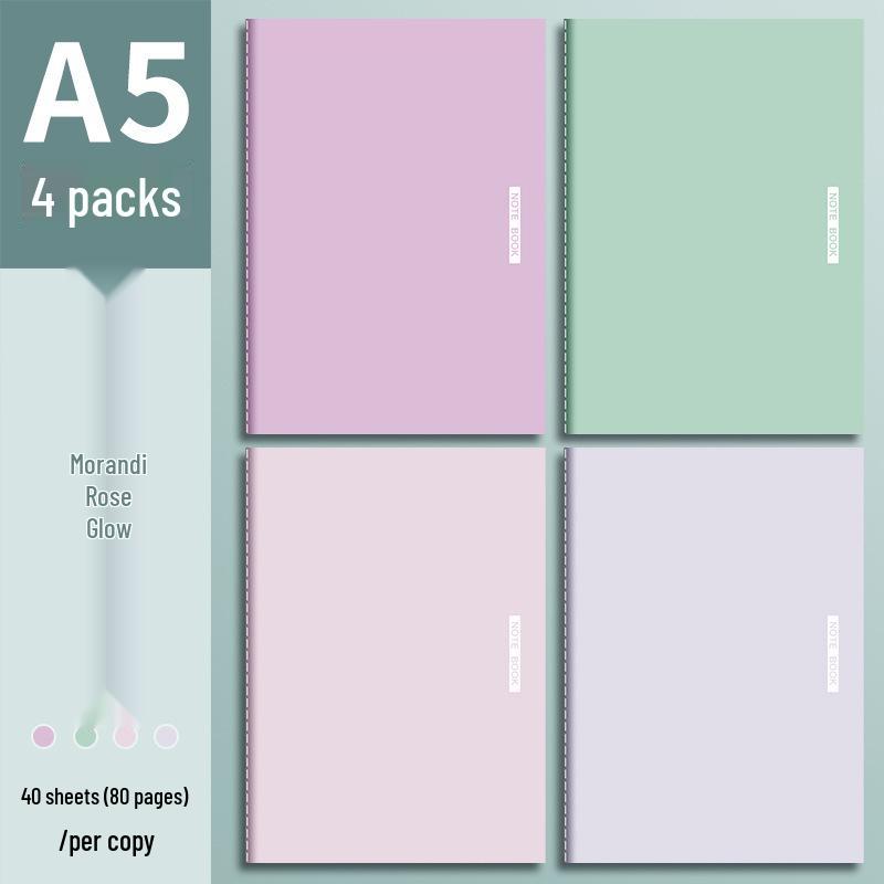 Neues großes Softcover-Notizbuch für Schüler - Mittelstufe bis Hochschulprüfungen