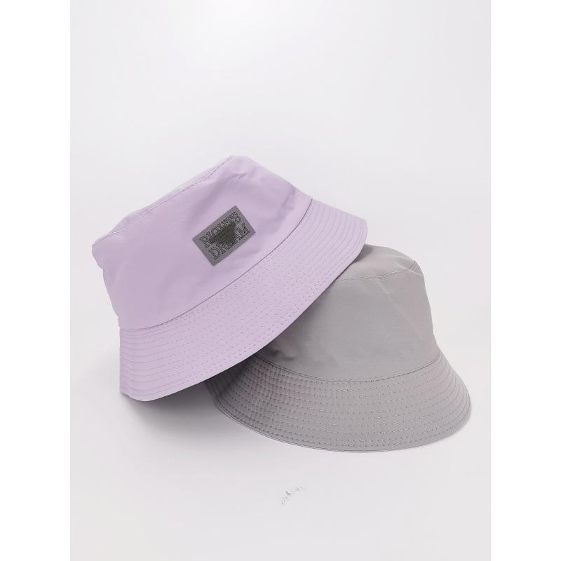 Summer New Triangular Letter Fisherman Hat Children Trendy Brand Thin Temperament Sunshade Sunscreen Bucket Basin Hat