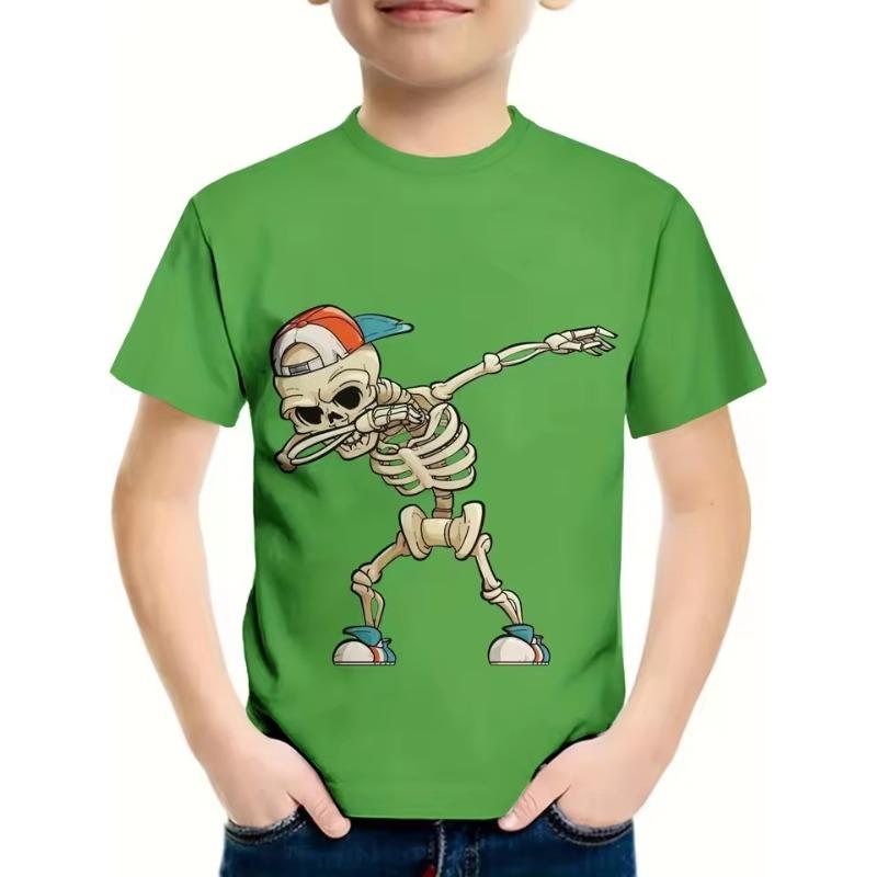 Dětské oblečení Chlapecké tričko Dívčí tričko s krátkým rukávem 3D Cartoon Truck Print Dětské letní oblečení Dětské chlapecké oblečení