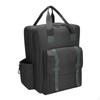 Oxford Cloth Backpack Rectangular with Top Handles Organized Structured Travel Bag for