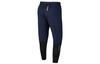 Nike Knitted Sweatpants Men's Dark Navy Blue Moderate Skinny Pants DA0165-410