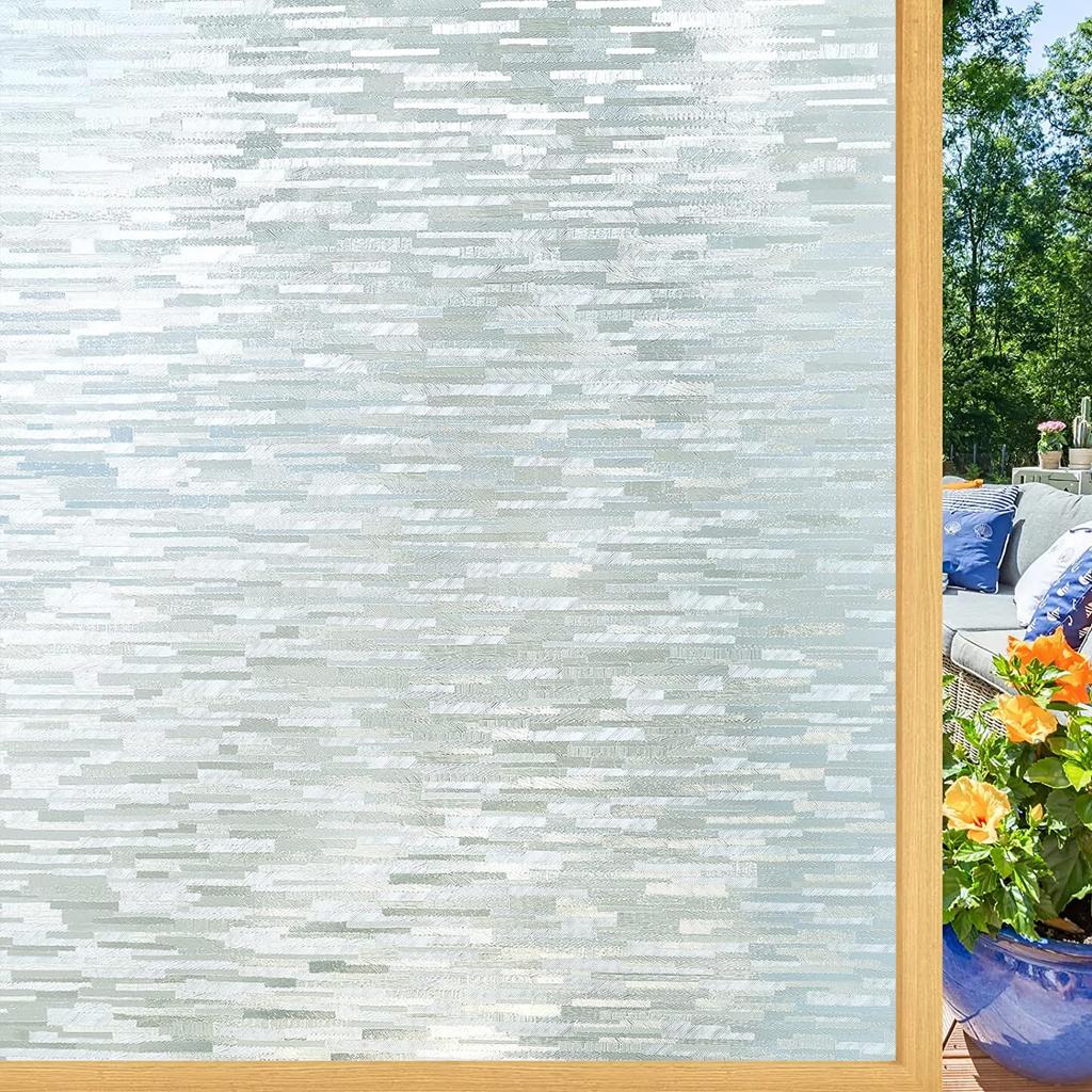 75/90 Cm Filme de Privacidade para Janela Arco-Íris, Adesivos Decorativos de Vitrais, Estático Aderente Holográfico Sem Cola Fosco Anti-UV