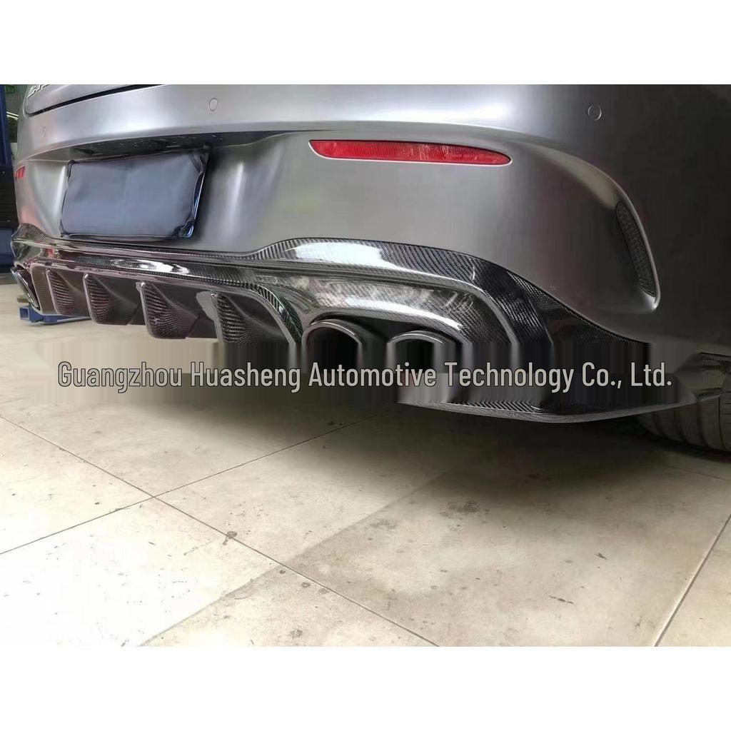 Compatible Carbon Fiber Rear Lip Spoiler for 2021 Mercedes-Benz CLA W118 Sports Version