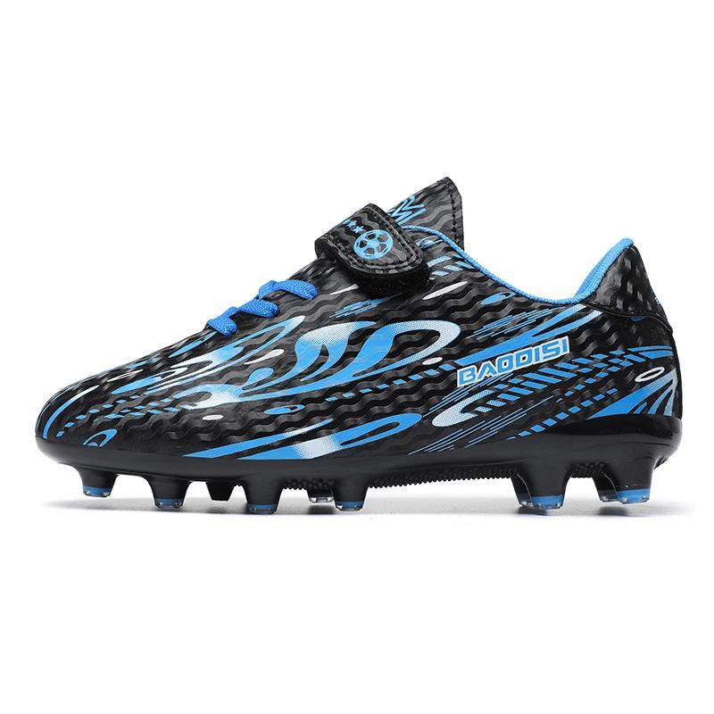 

Kids Soccer Shoes for Professional Indoor Men Football Field Boots Original Football Shoes TF/AG Society Cleats Grass Training Rapid 31