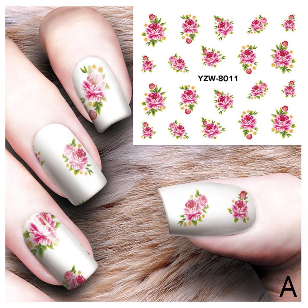 3D Nail Applique Patterned Nail Back Glue Sticker Role Ofing Is Tasted