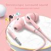 Macaron Farbe In-Ear Kopfhörer 3,5 mm Computer Mobiltelefon Musik Anruf Kopfhörer Einfache Bass Spielkopfhörer mit Mikrofon