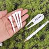 Divot Repair Tool Golf Tees Rack Marking Pencil Replacement Golf Tees Holder 3-in-1 12pcs Tees Green Fork Golf
