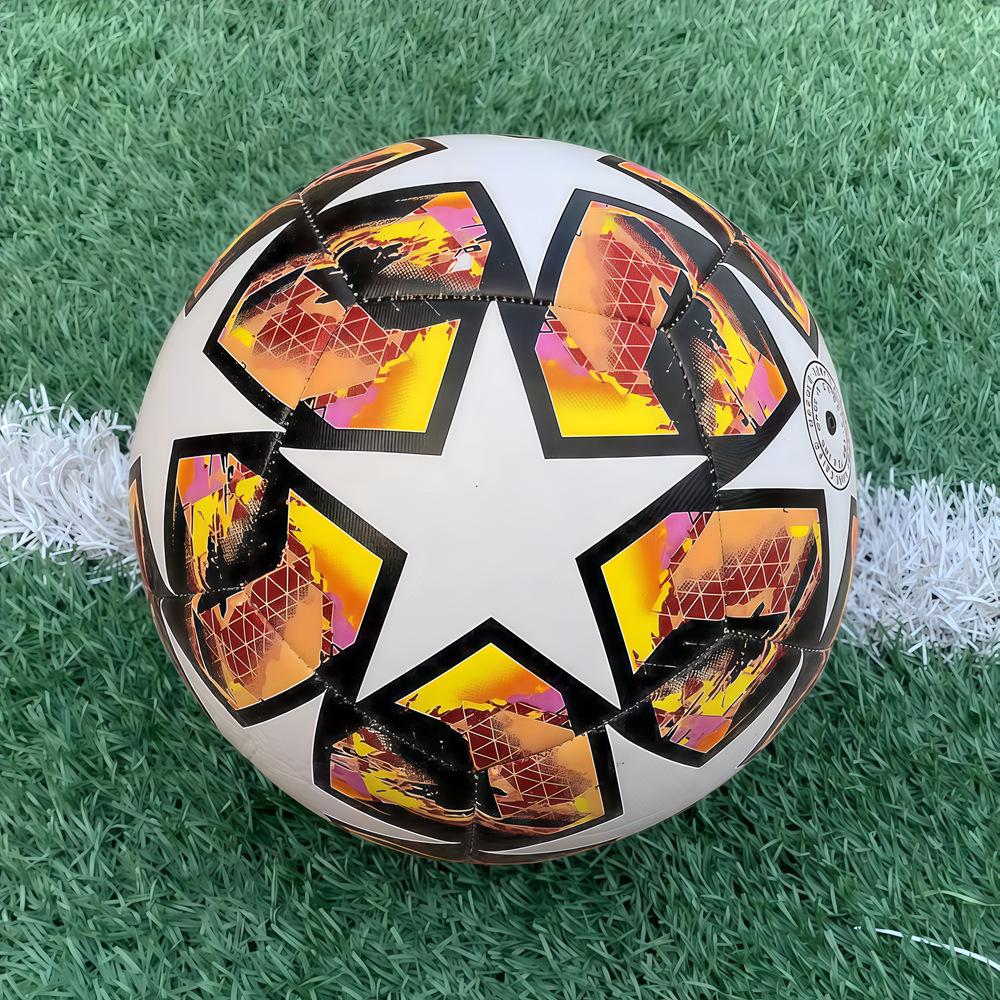 Size 5 Champion League Premier Football: Durable Training/Match Ball for Middle School Students.
