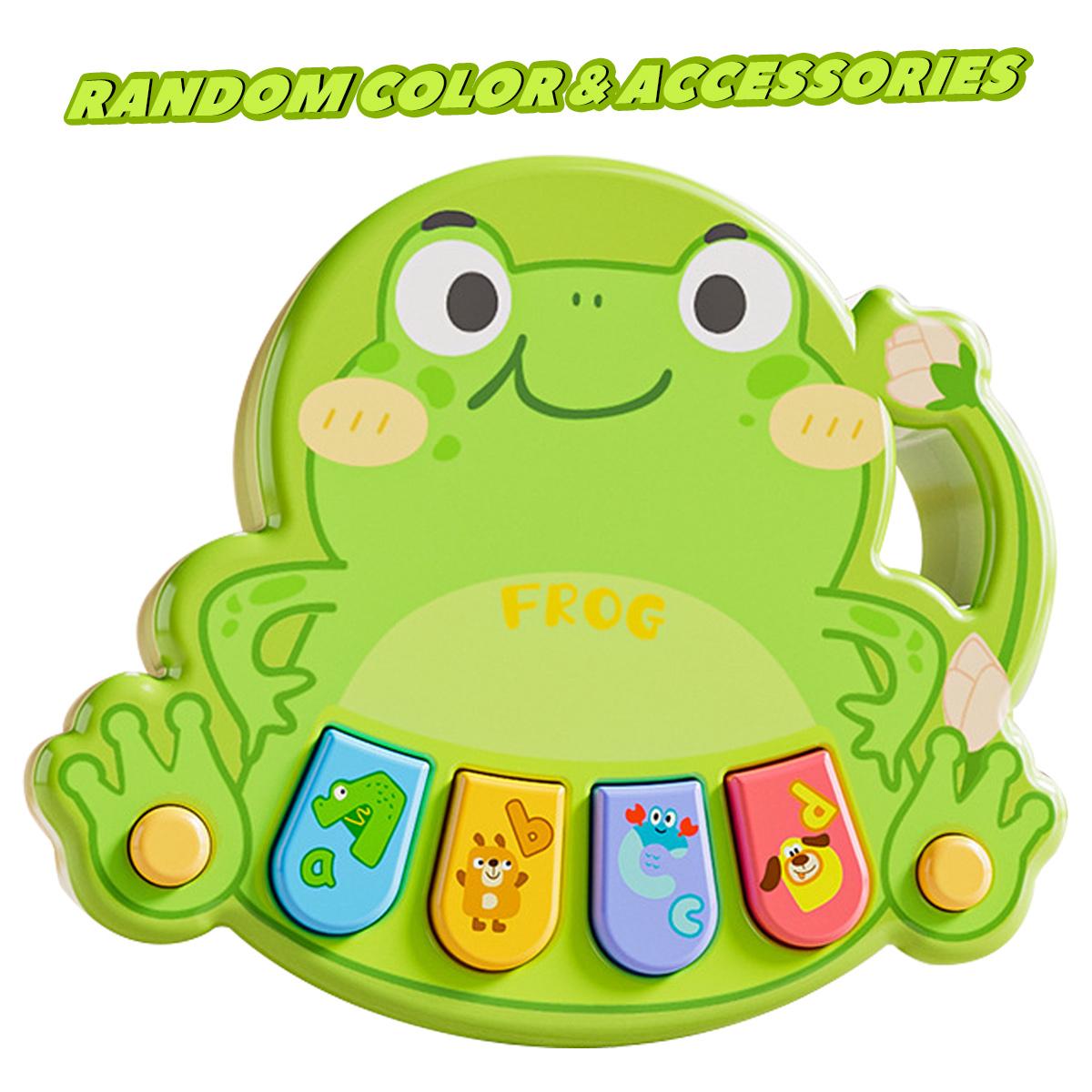 Baby Frog Music Box Toy, Baby Music Enlightenment Toy, Green Frog Keyboard Piano, Baby Birthday Gift