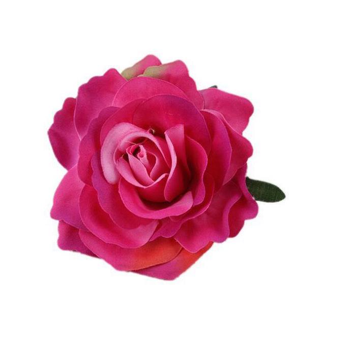 Bohemian Rose Lace Hair Clip and Brooch - Artificial Flower Accessory