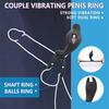 Vibrating Penis Ring with Remote Control for Men Couples,Dual Cock Rings Soft Silicone 10 Vibration Mode Rabbit Clit Vibrators Sex Toy Female & Male