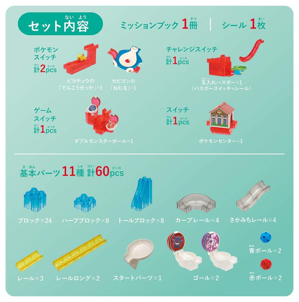 Rolla Switch Pokemon Standard Kit 3 years old and (Target age over)