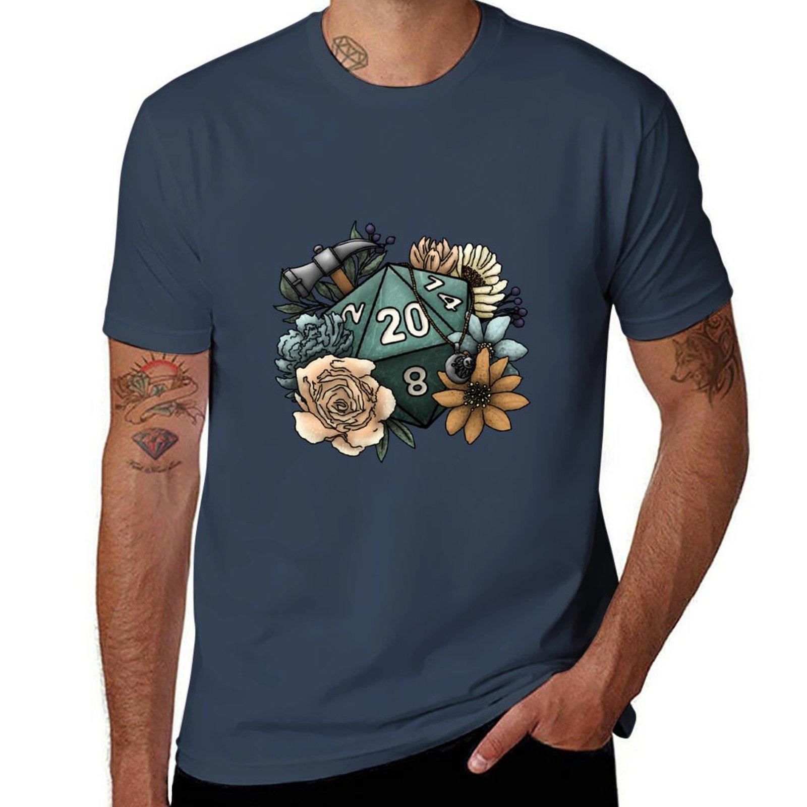 Cleric Class D20 Tabletop Gaming Dice TShirt Moisture Wicking Athletic TShirt S
