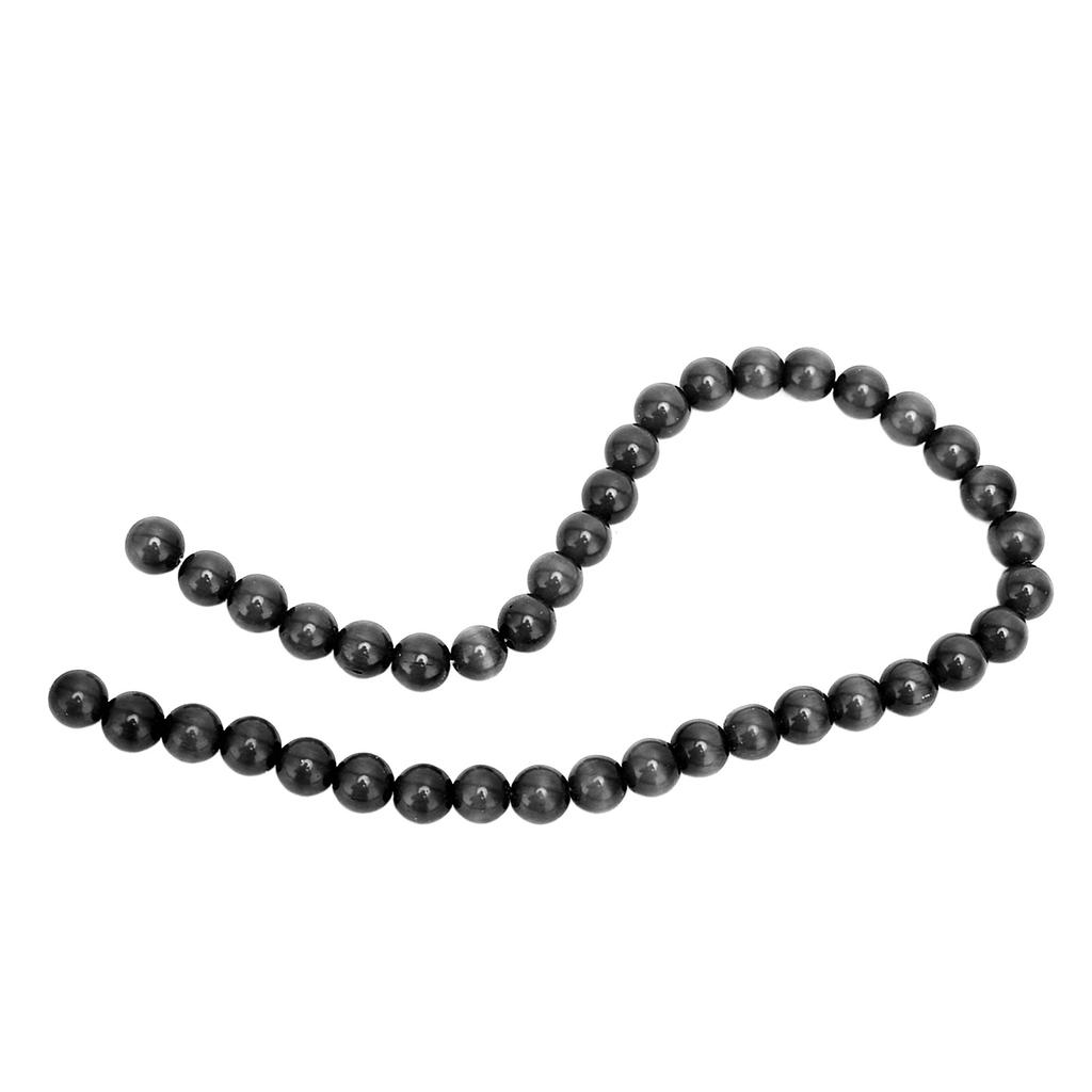 Natural Stone Spacer Beads DIY Loose Beads for Making Necklace Bracelet Jewelry AccessoriesBlack