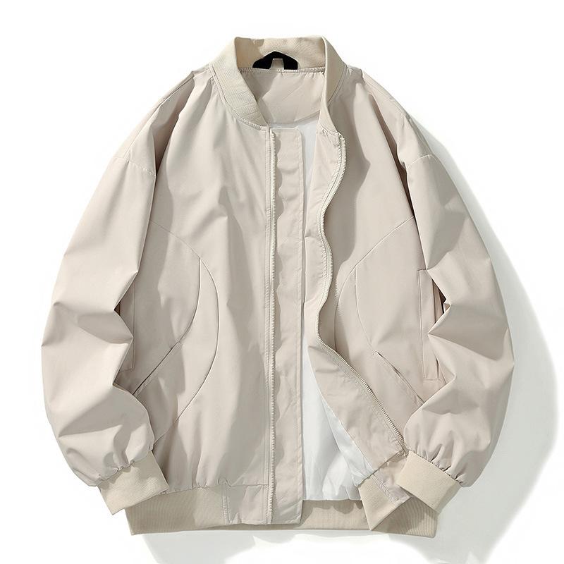 New Sports and Casual Baseball Uniforms Spring and Autumn Jackets Trendy Black Army Green Wear-resistant