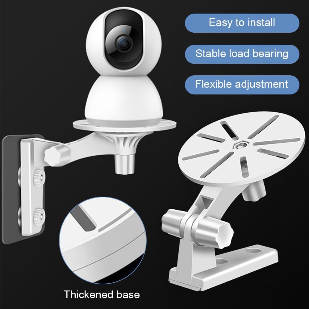 Kakalote Wall Mount Bracket for Indoor Cameras, Small Wall Mount Floating Camera Shelf Universal Camera Stand for Bedroom Kitchen Living Room, No