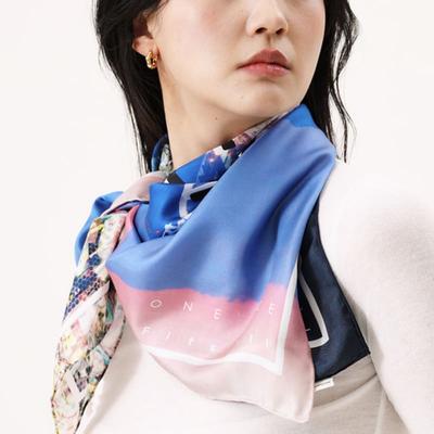 ONSZ Seoul Night View Silk Scarf