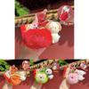 Charming Plush Animal Keychain With Unique Fruit Stretch Design For Kids